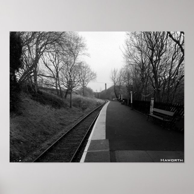 Póster Ferrocarril Haworth (Frente)