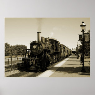 Póster Ferrocarril histórico
