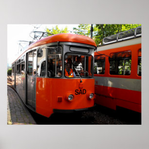 Póster Ferrocarril Histórico de Renon