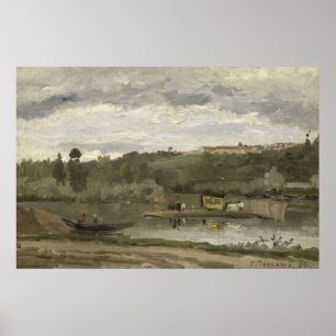 Póster Ferry at Varenne-Saint-Hilaire, 1864