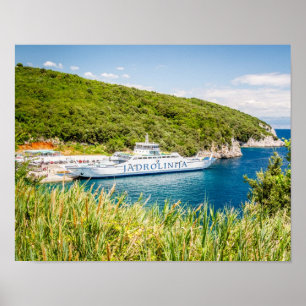 Póster Ferry JADROLINIJA, Croacia
