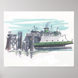 Póster Ferry Keystone