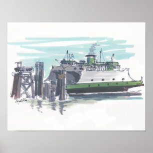Póster Ferry Keystone