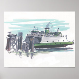 Póster Ferry Keystone