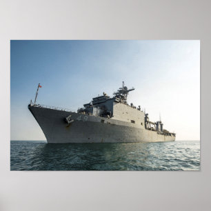Póster Ferry USS Harpers (LSD 49)
