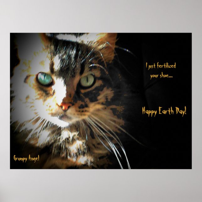 Póster fertilizante del Día de la Tierra (Frente)