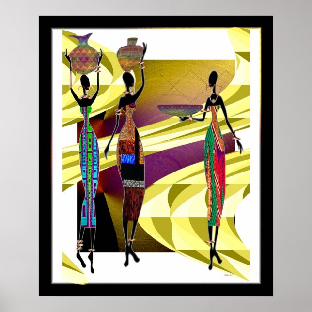 Póster Festín africano (Frente)