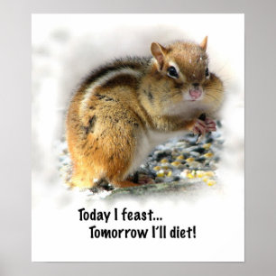 Póster Festín de Chipmunk