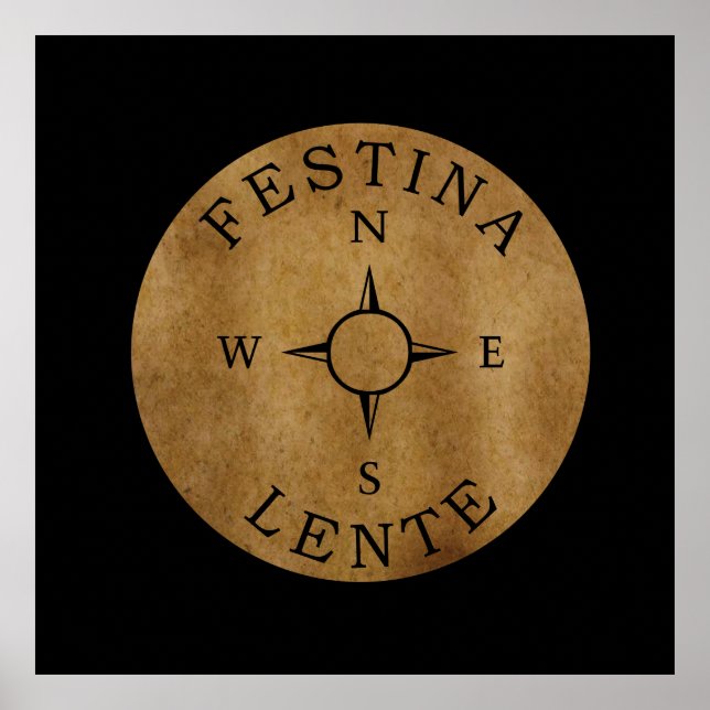 Póster festina lente (Frente)