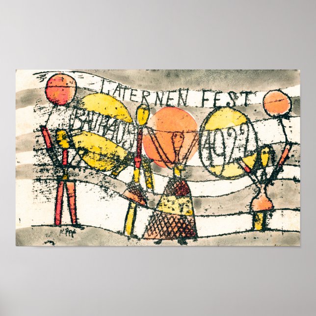 Póster Festival Bauhaus Lantern | Paul Klee | (Frente)