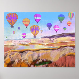 Póster Festival de balones al aire libre de Estambul