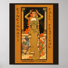 Póster Festival de Caída de Cincinnati 1903