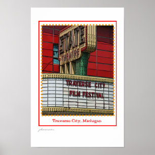 Póster Festival de cine transversal de la ciudad - teatro