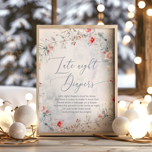 Póster Festival de invierno juego de pañales nocturnos (Subido por el creador)