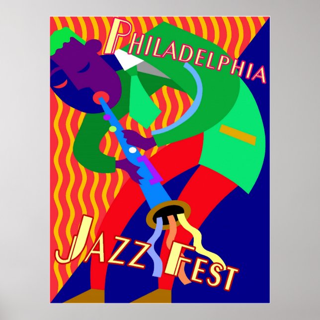 Póster Festival de Jazz de Filadelfia (Frente)