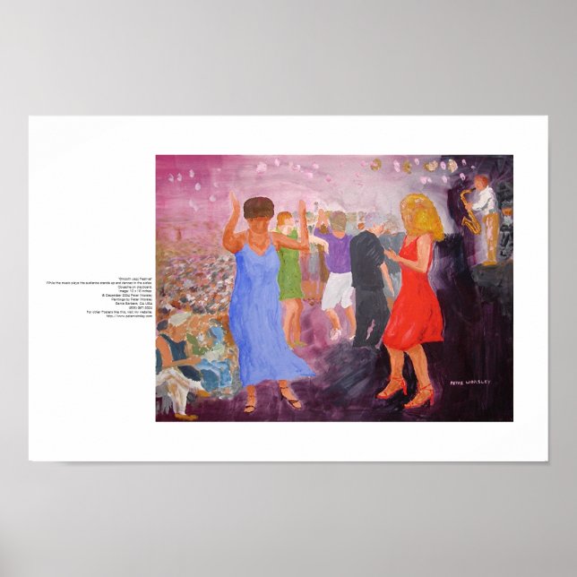 Póster Festival de Jazz de Smooth (Frente)