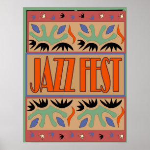 Póster Festival de Jazz después de Matisse