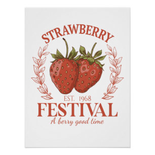 Póster Festival de la Fresa