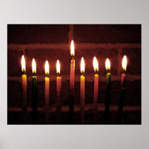 Póster Festival de las Luces de Menorah