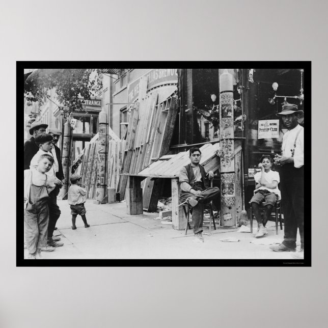 Póster Festival de Little Italy en Nueva York, 1908 (Frente)