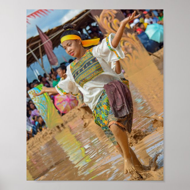 Póster Festival de Malagnang en Filipinas (Frente)