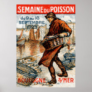 Póster Festival de Mariscos de 1923