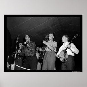 Póster Festival de música de montaña en Asheville, NC 193