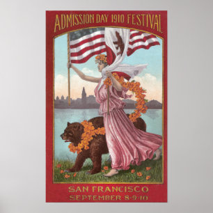 Póster Festival de San Francisco de 1910