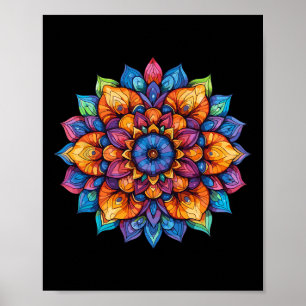 Póster Festival de Yoga del Mandala del Loto Radiante 