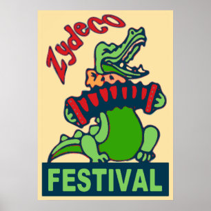 Póster Festival de Zydeco