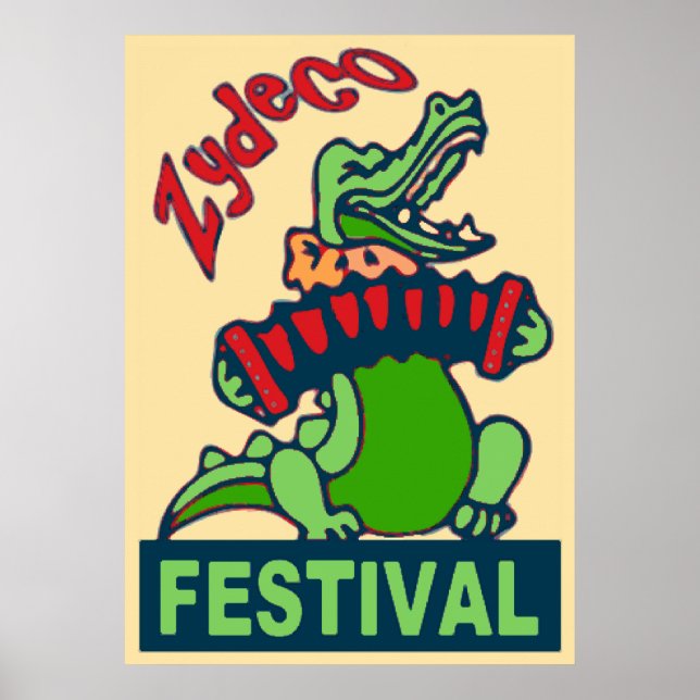 Póster Festival de Zydeco (Frente)