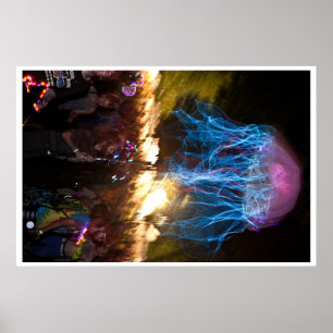 Póster Festival eléctrico del bosque