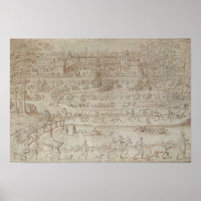 Póster Festival en el Chateau d'Anet (Frente)