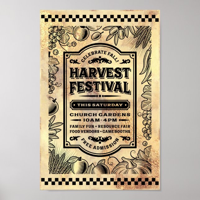 PÓSTER FESTIVAL HARVEST (Frente)