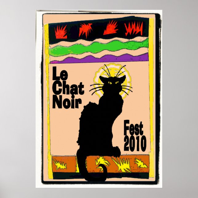 Póster Festival Le Chat Noir 2010 (Frente)