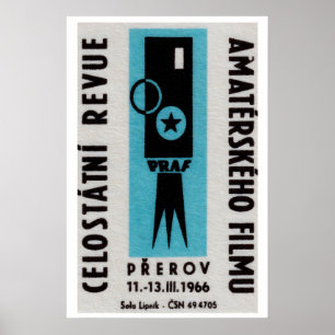 Póster Festival Nacional de Cine - Matchbox Print - Checo