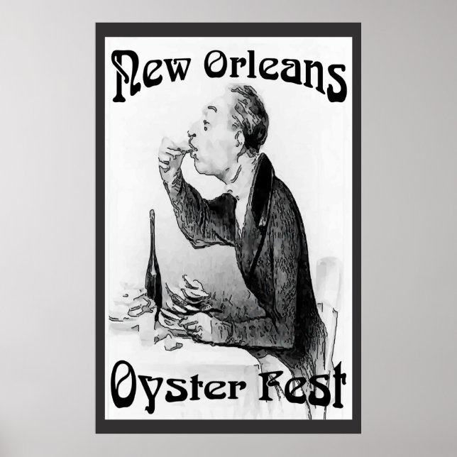 Póster Festival Oyster, Nueva Orleans, LA (Frente)