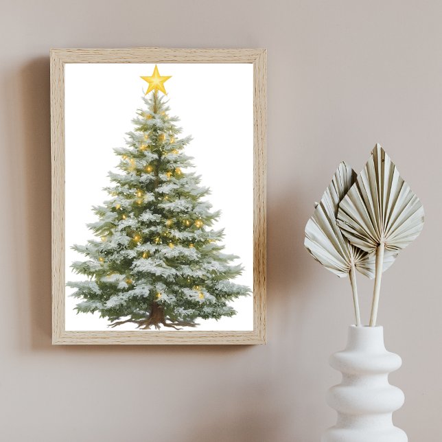 Póster Festive Christmas Tree Poster – Wall Art (Subido por el creador)