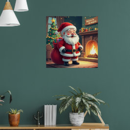 Póster Festive Holiday Home Accent - Christmas Decorative