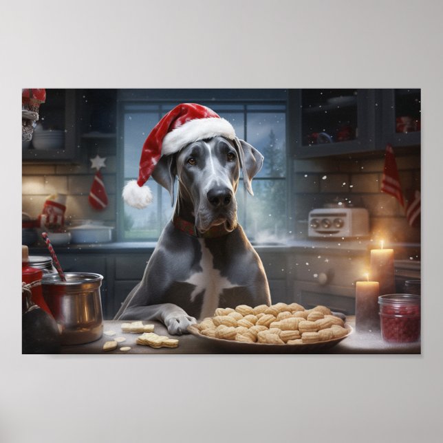 Póster Festividad de las cookies de los grandes Navidades (Frente)