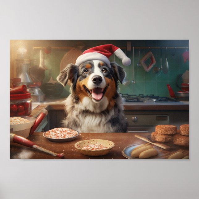 Póster Festividad de las cookies de los Navidades Pastore (Frente)