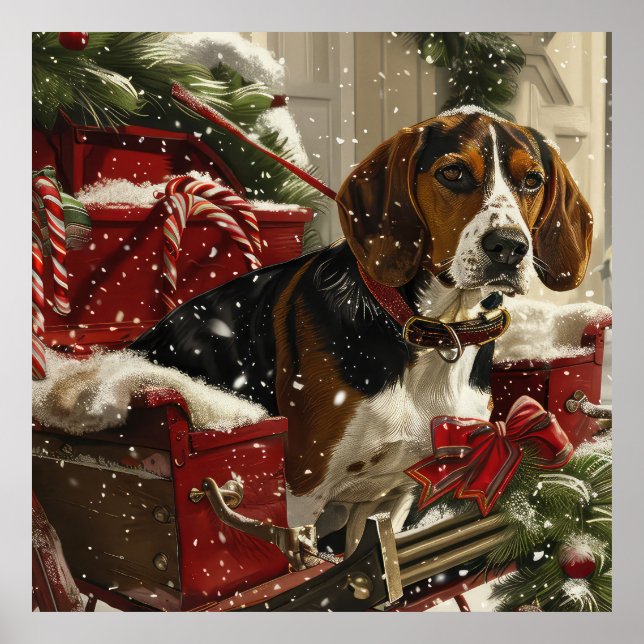 Póster Festividad de los Navidades de perro de Walker Coo (Frente)