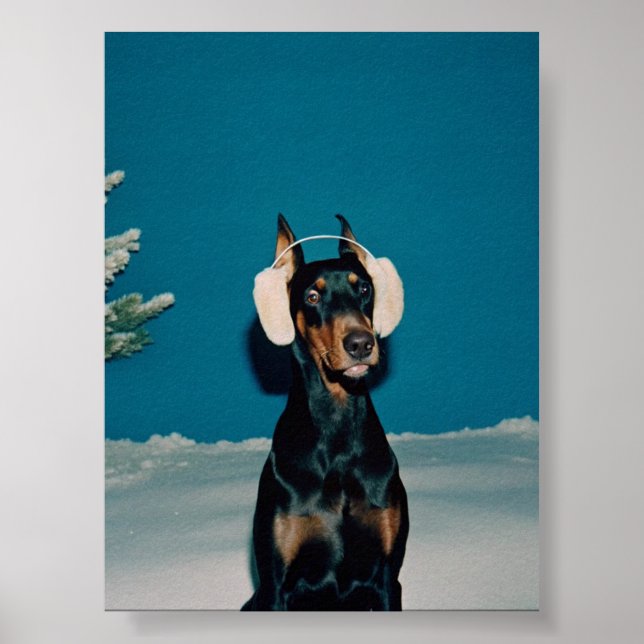 Póster Festividad Doberman (Frente)