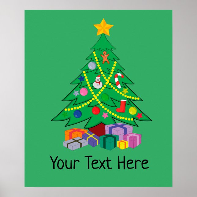 Póster Festividades de navidades (Frente)