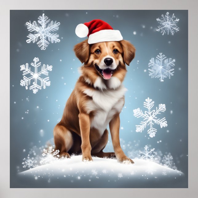 Póster Festividades Navidades celebran Navidad feliz de p (Frente)
