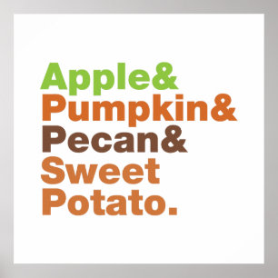 Póster Festividades ~ Navidades de Acción de Gracias por 