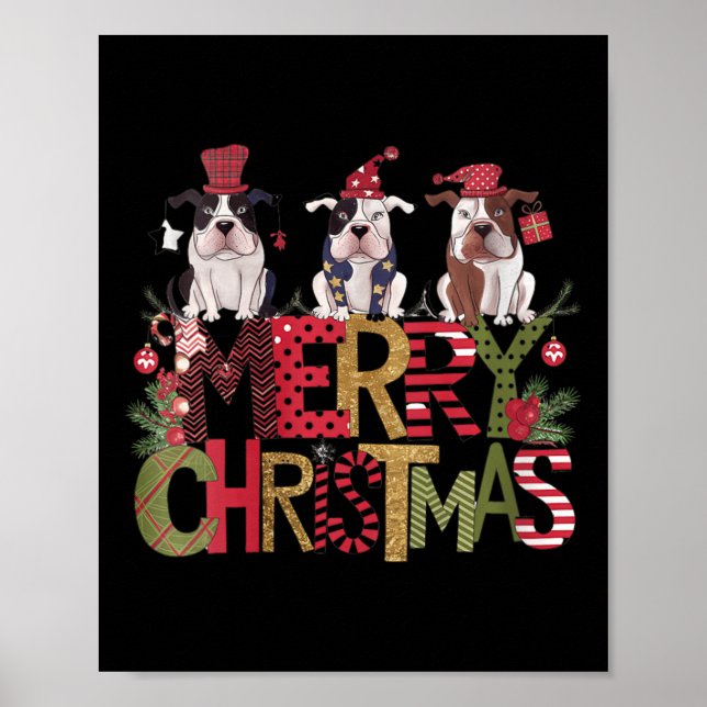 Póster Festividades navideñas festivas (Frente)