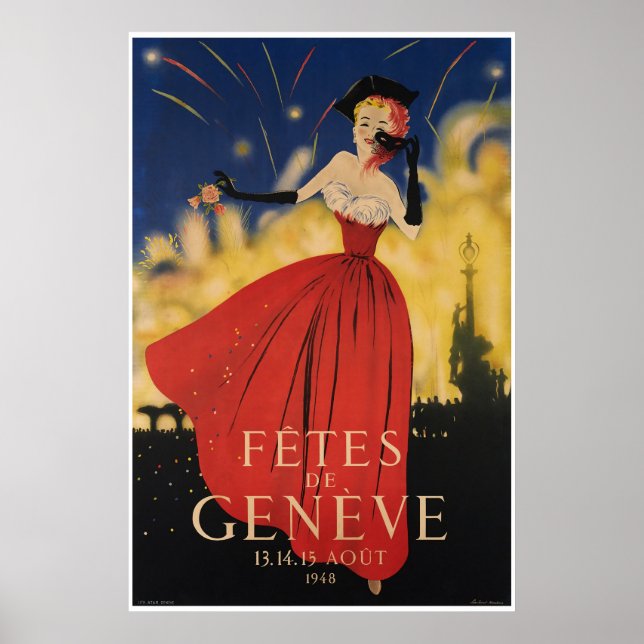 Póster Fêtes de Genève (Frente)