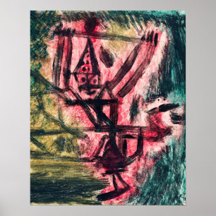 Póster Feuer Clown I (Fire Clown), (1921) by Paul Klee