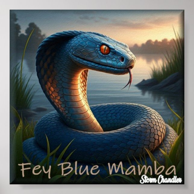 Póster Fey Blue Mamba (Frente)